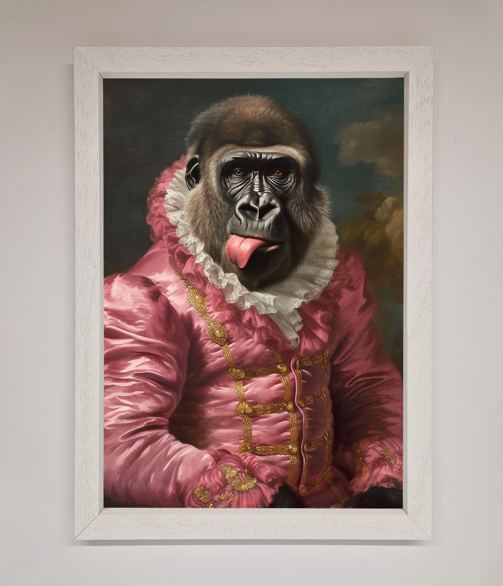 Cheeky Gorilla Framed Poster-2