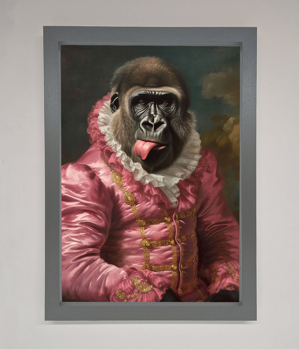 Cheeky Gorilla Framed Poster-4