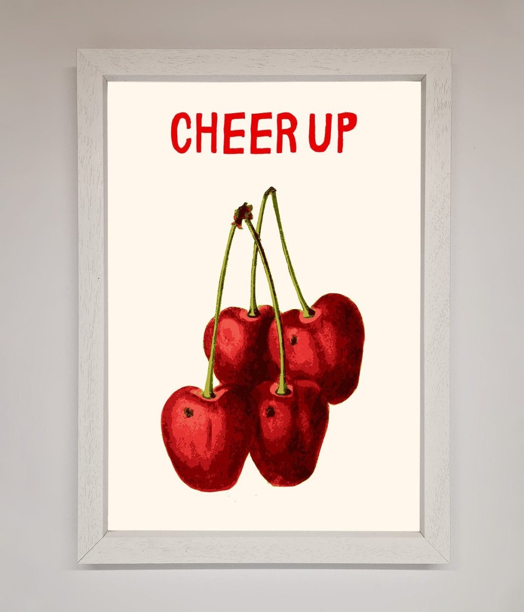 Cheer Up Cherries Framed Wall Art-1