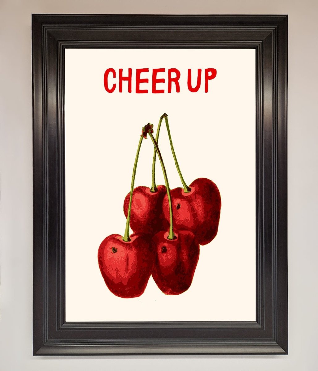Cheer Up Cherries Framed Wall Art-6