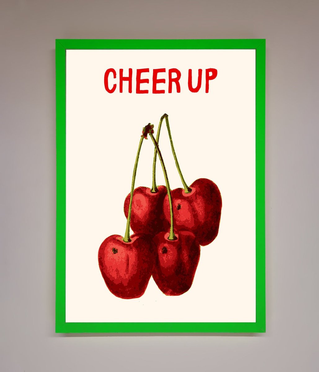 Cheer Up Cherries Framed Wall Art-11