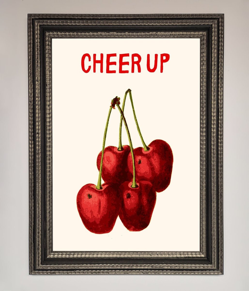 Cheer Up Cherries Framed Wall Art-17