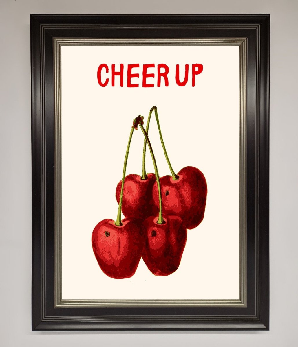 Cheer Up Cherries Framed Wall Art-8