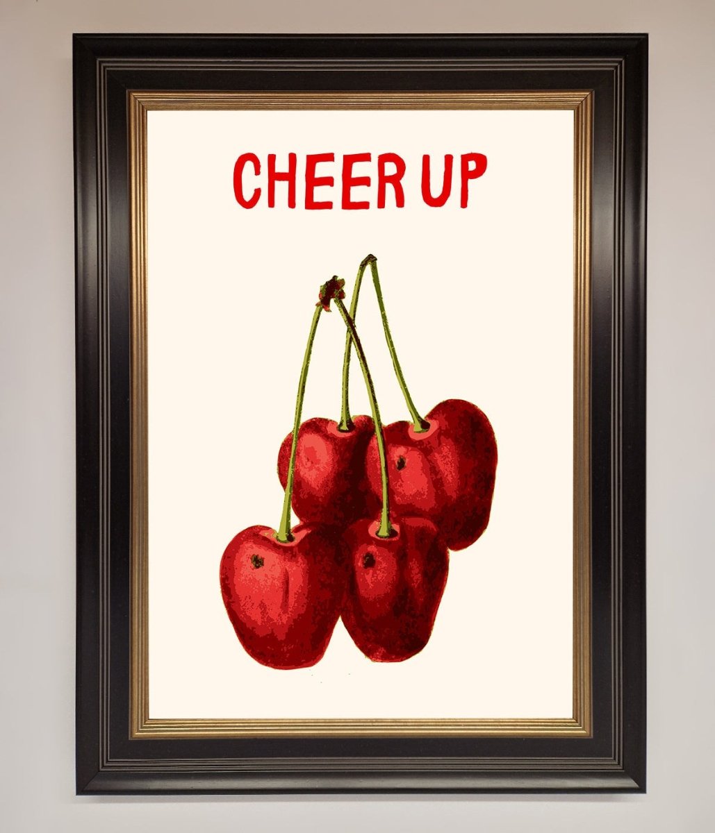 Cheer Up Cherries Framed Wall Art-9