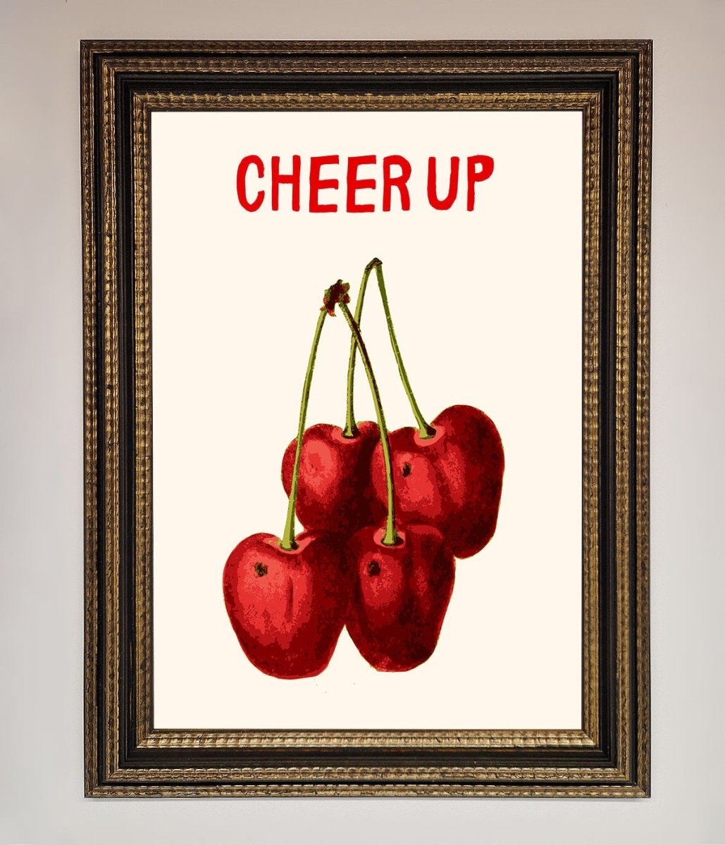Cheer Up Cherries Framed Wall Art-18