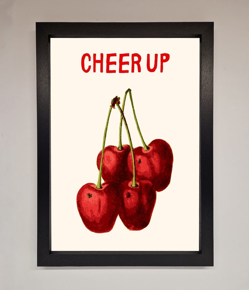 Cheer Up Cherries Framed Wall Art-0