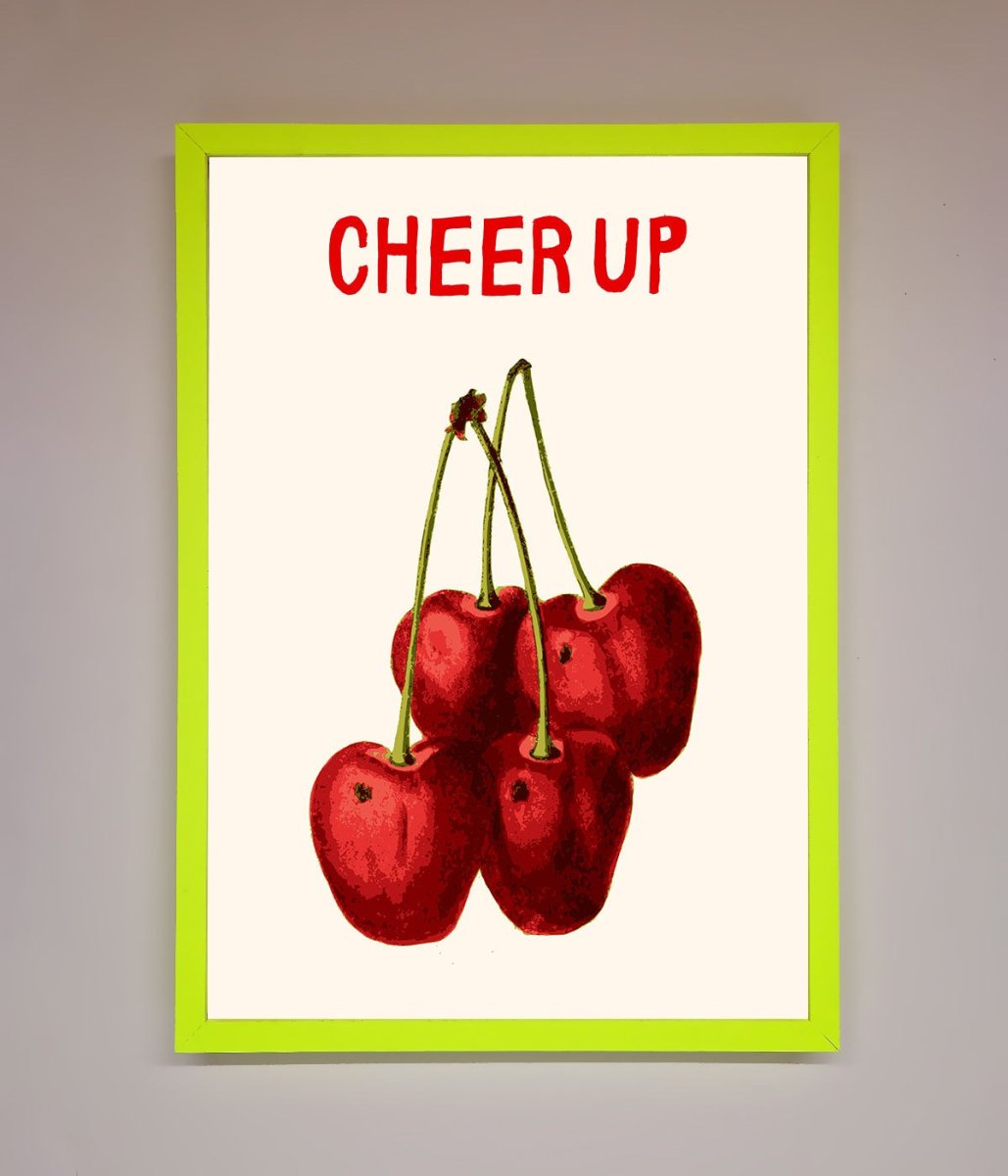 Cheer Up Cherries Framed Wall Art-12