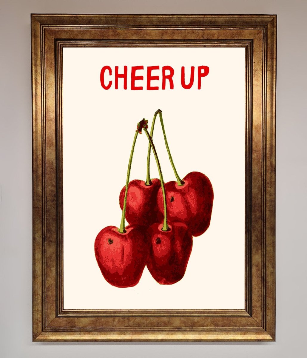 Cheer Up Cherries Framed Wall Art-7