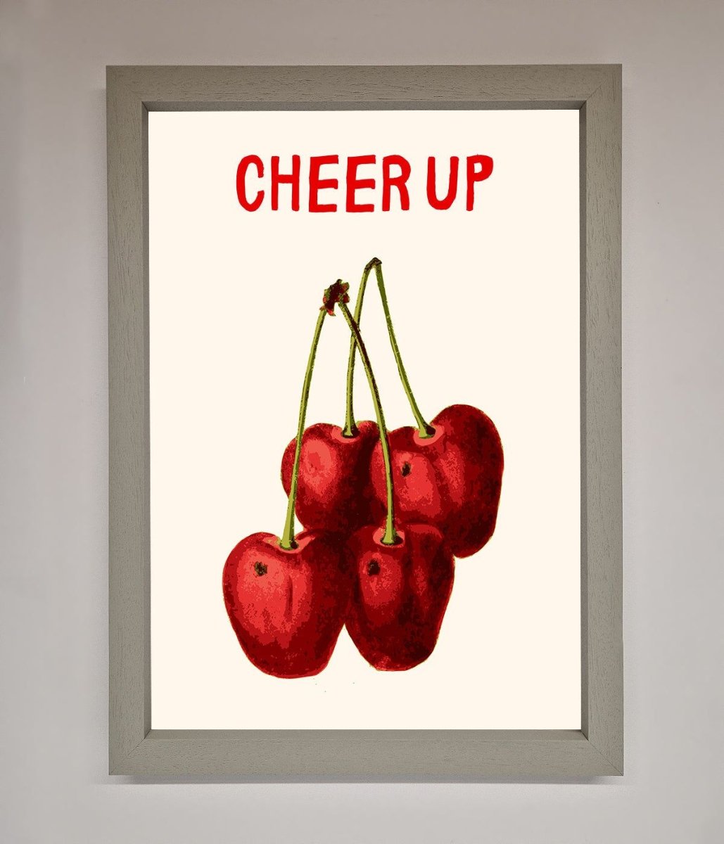 Cheer Up Cherries Framed Wall Art-2