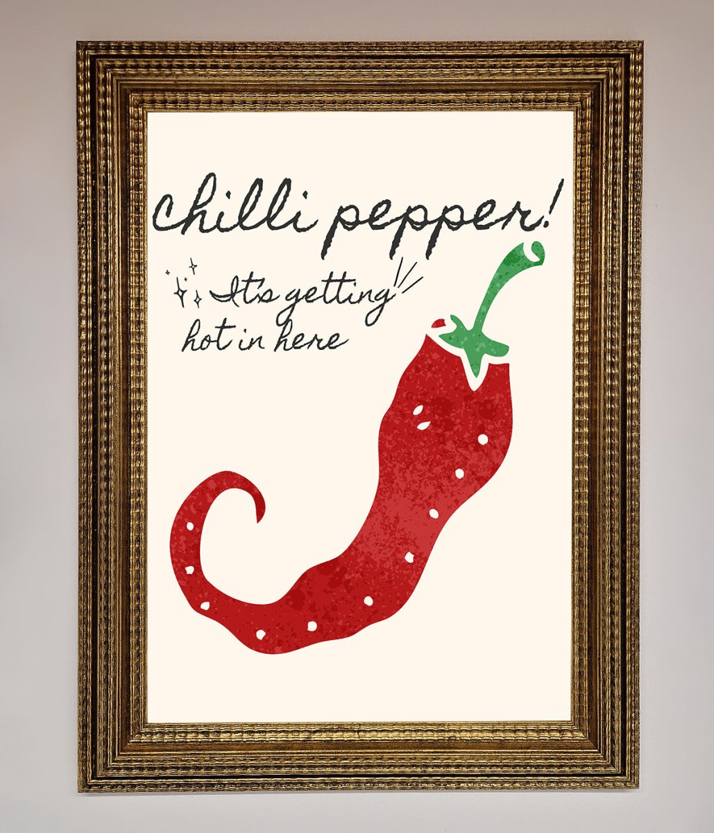 Chili Pepper Framed Print-15