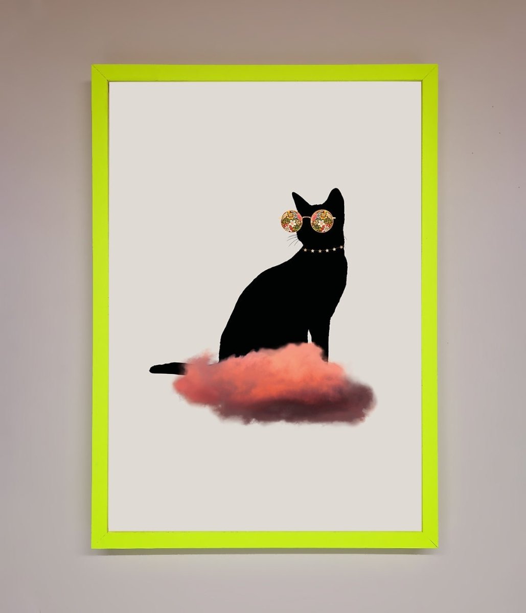 Cloud Cat Framed Poster-12