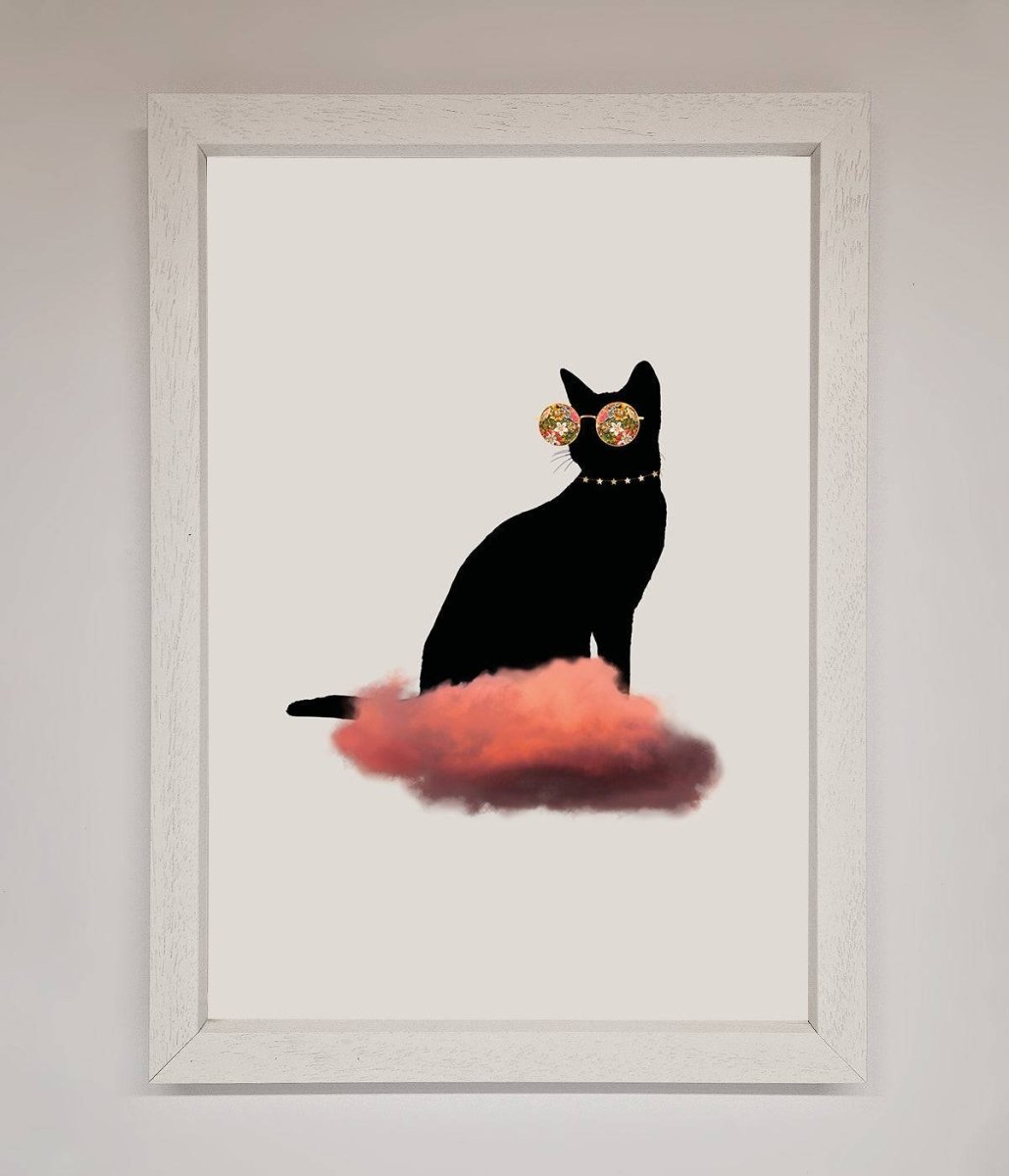 Cloud Cat Framed Poster-2