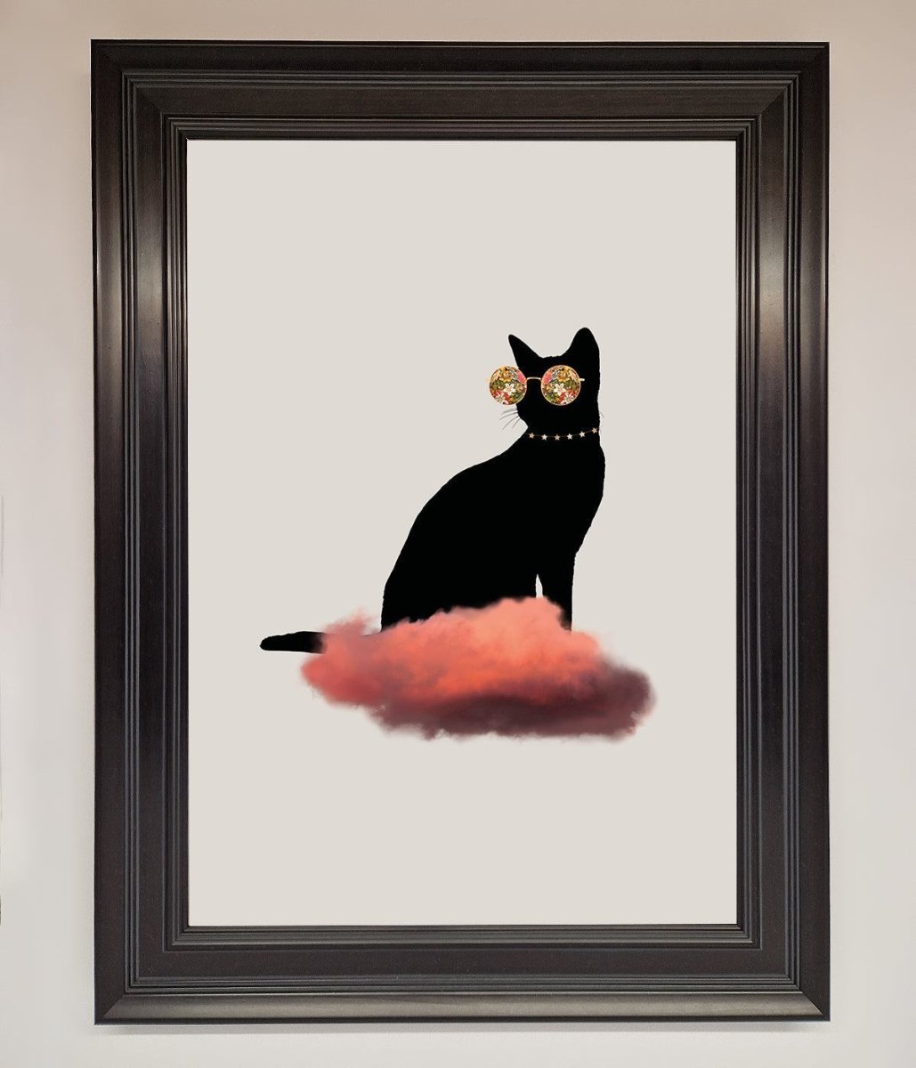 Cloud Cat Framed Poster-6