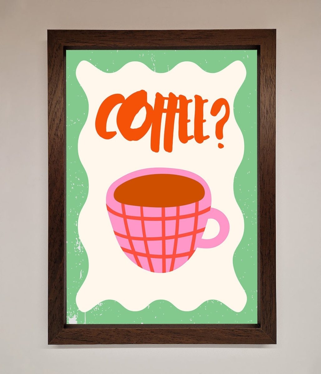 Coffee Pink Mug Framed Wall Art-4