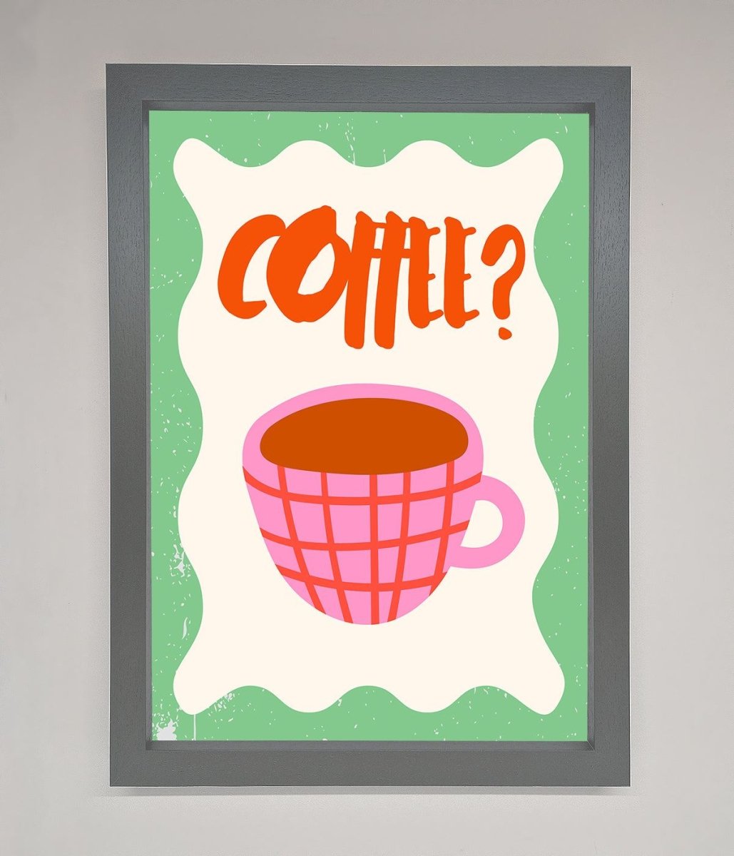 Coffee Pink Mug Framed Wall Art-3