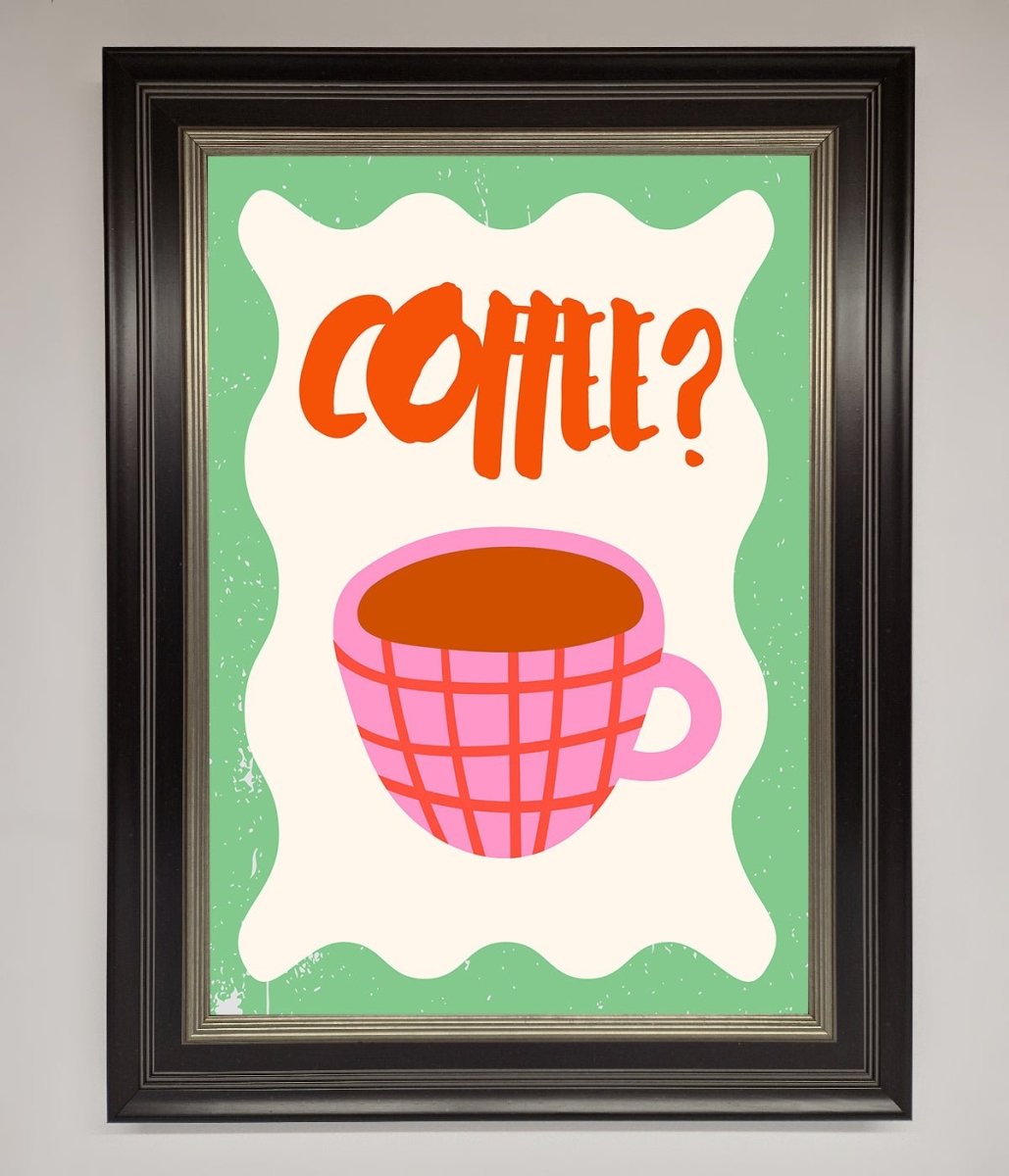 Coffee Pink Mug Framed Wall Art-8
