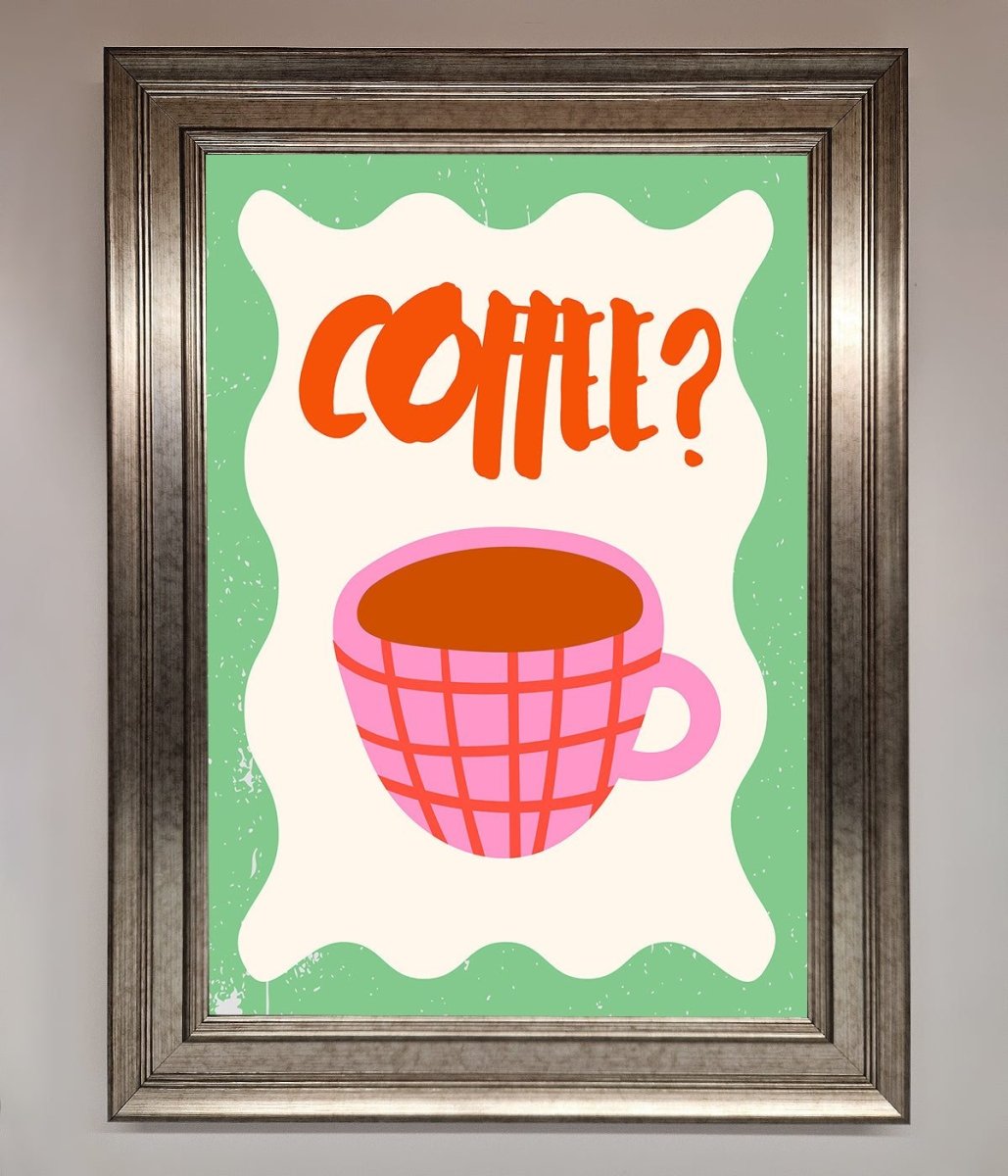 Coffee Pink Mug Framed Wall Art-5