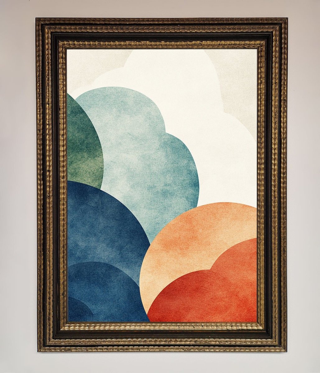 Colour Clouds Framed Wall Art-18