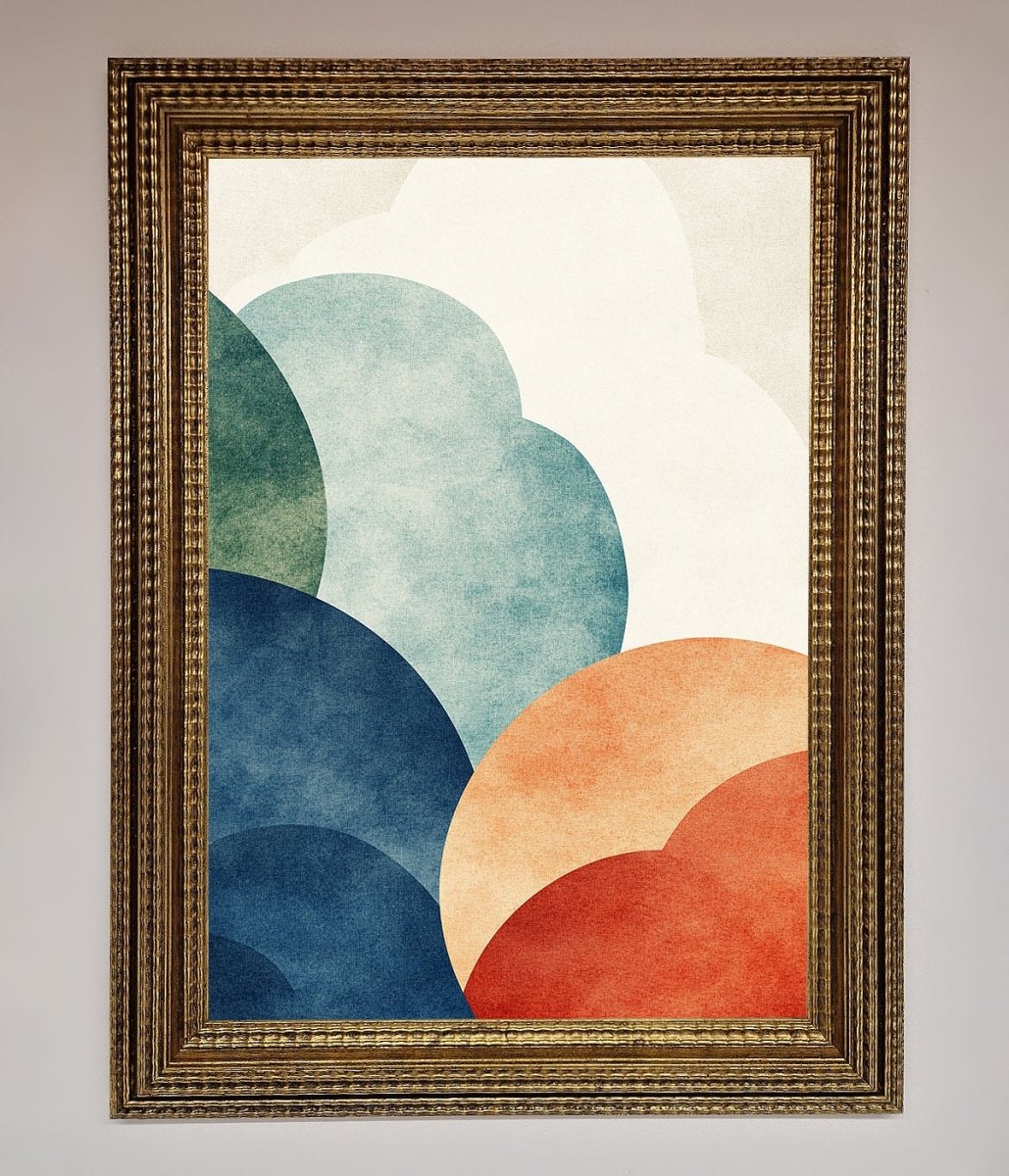 Colour Clouds Framed Wall Art-15
