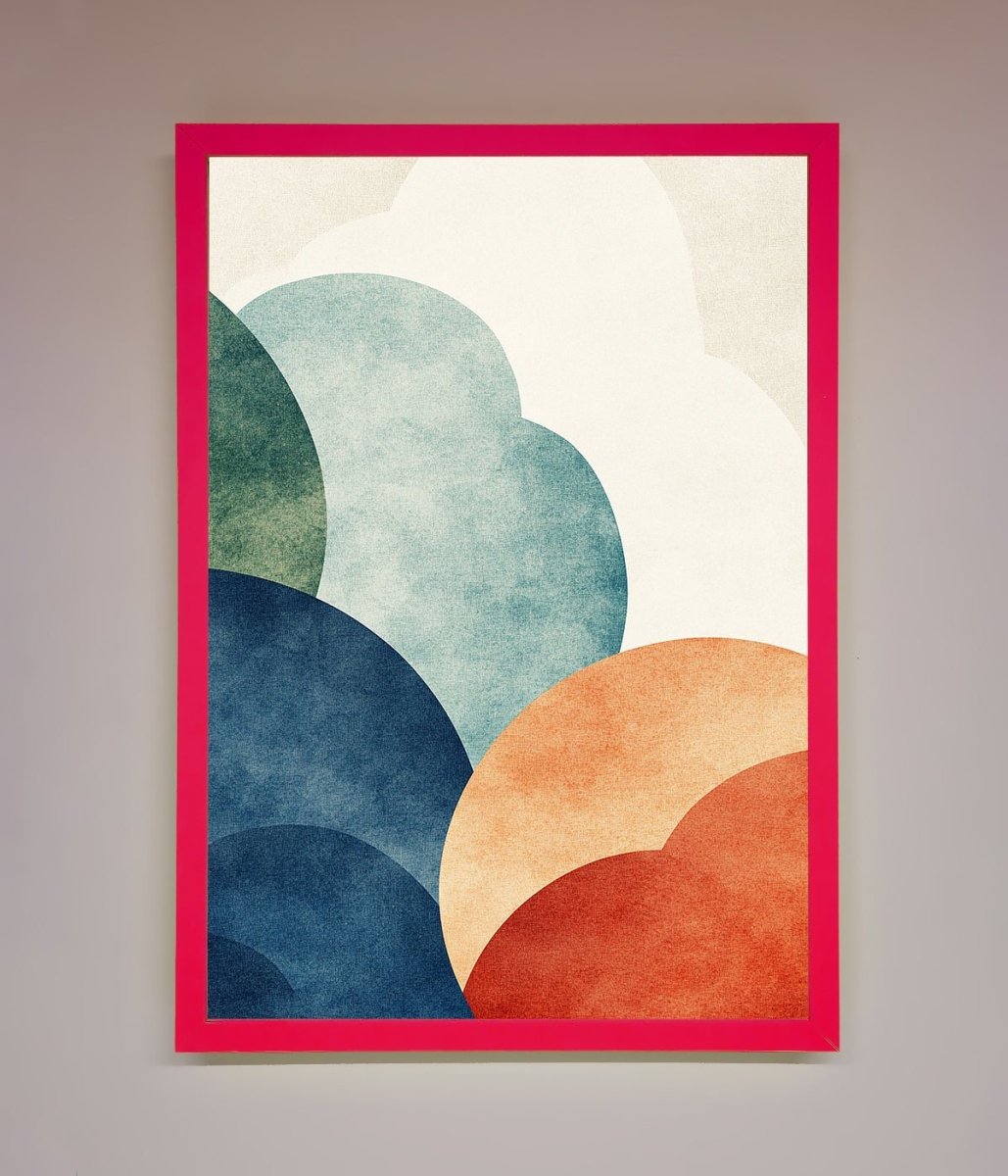 Colour Clouds Framed Wall Art-13