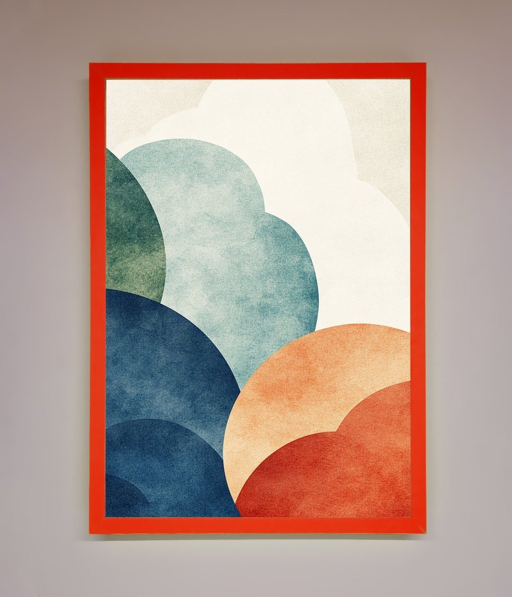 Colour Clouds Framed Wall Art-14