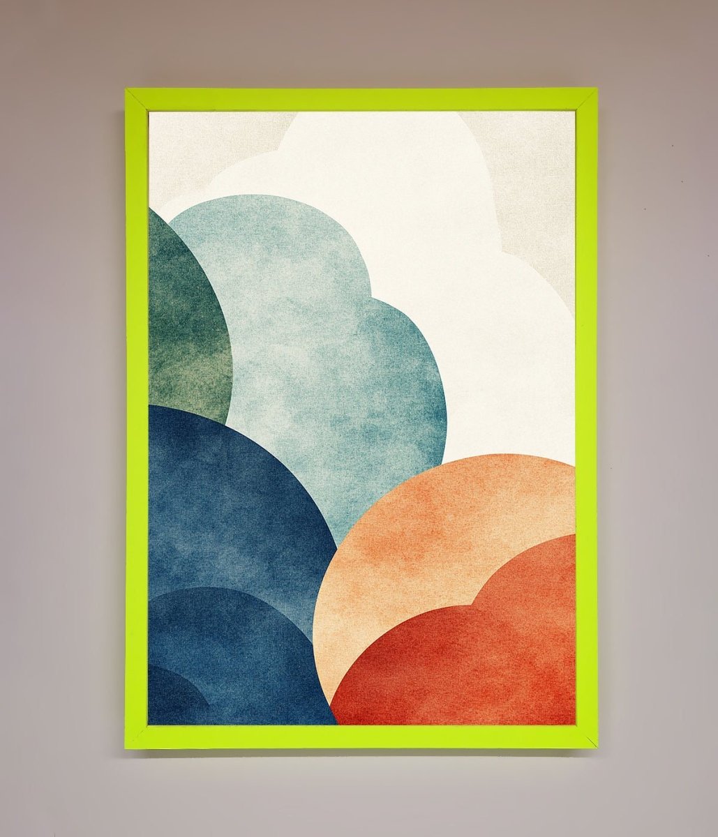 Colour Clouds Framed Wall Art-12