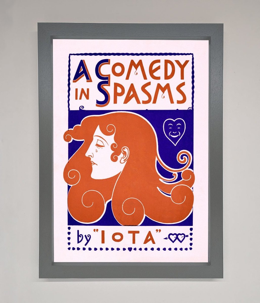 Comedy Poster Vintage Framed Poster-3