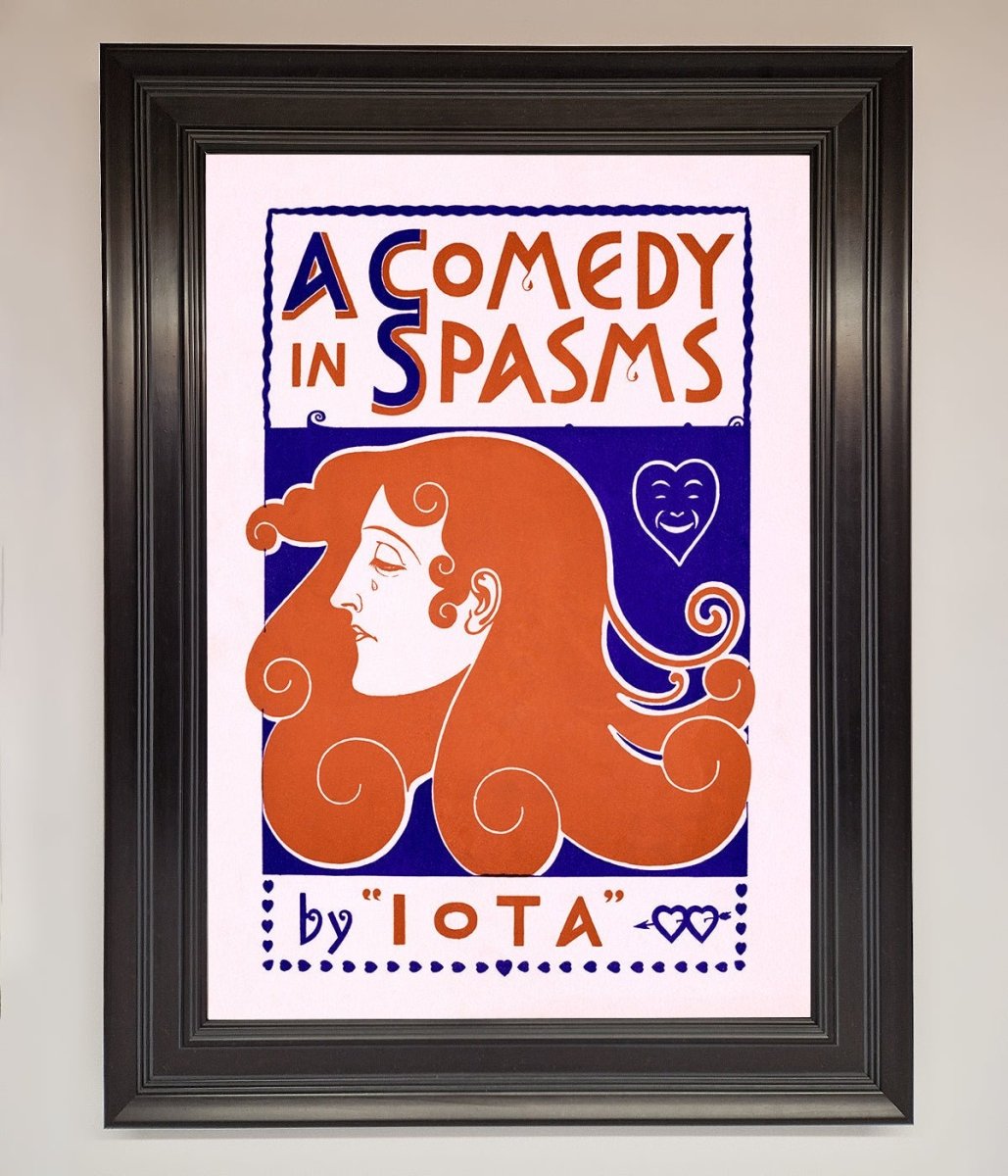Comedy Poster Vintage Framed Poster-6