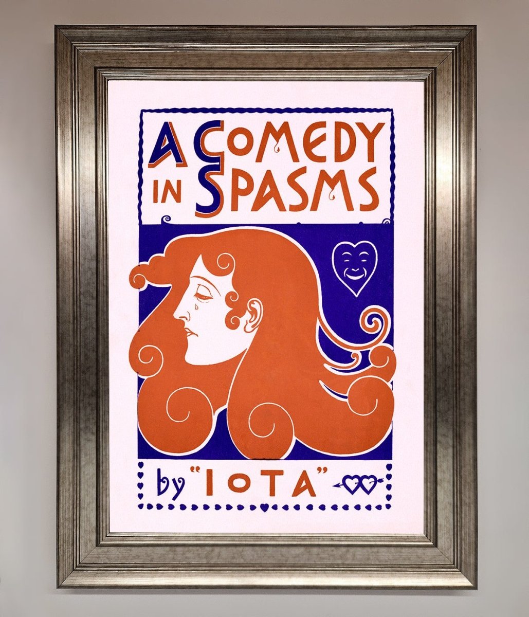 Comedy Poster Vintage Framed Poster-5