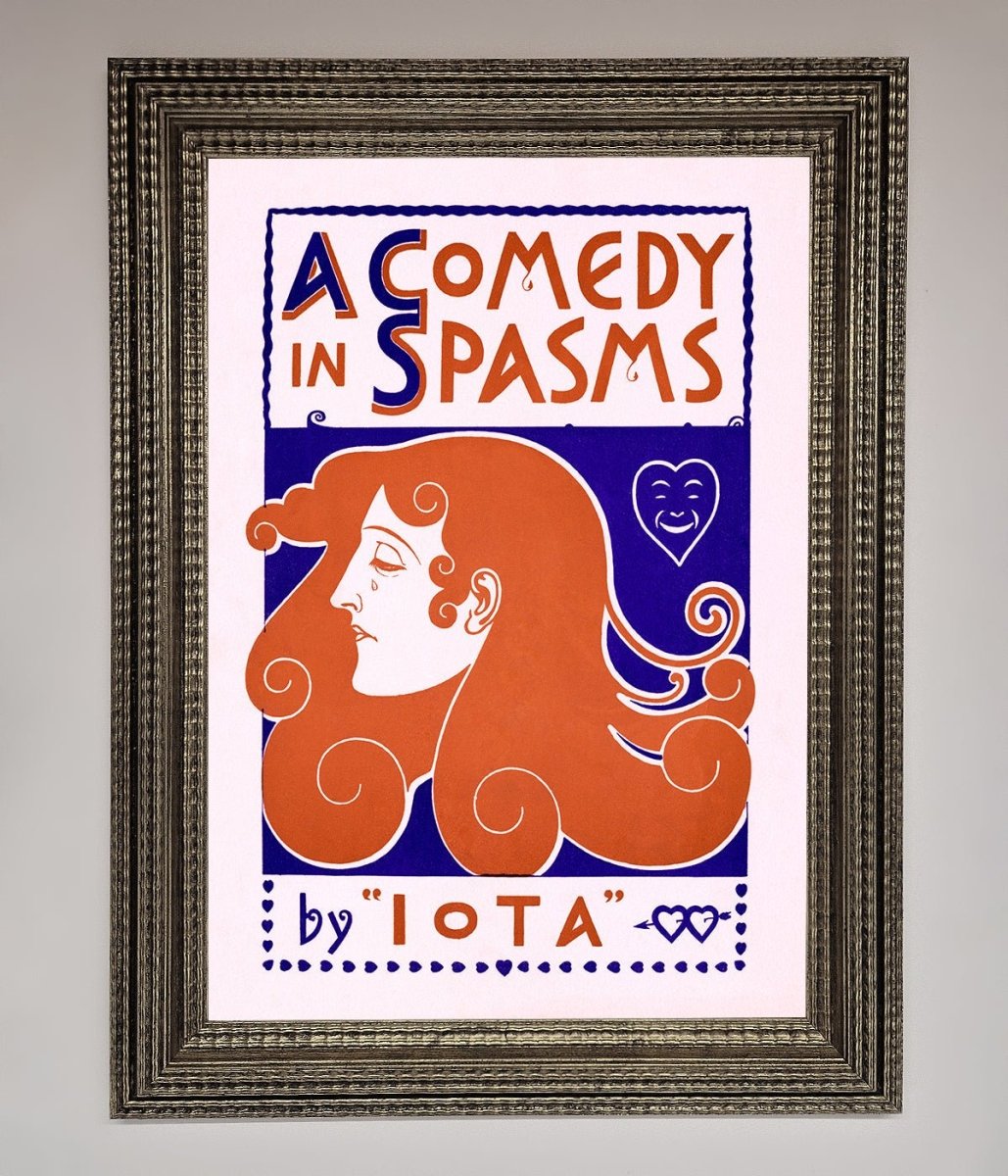 Comedy Poster Vintage Framed Poster-16