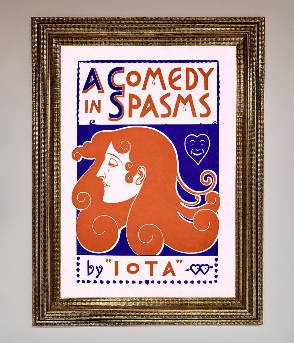 Comedy Poster Vintage Framed Poster-15