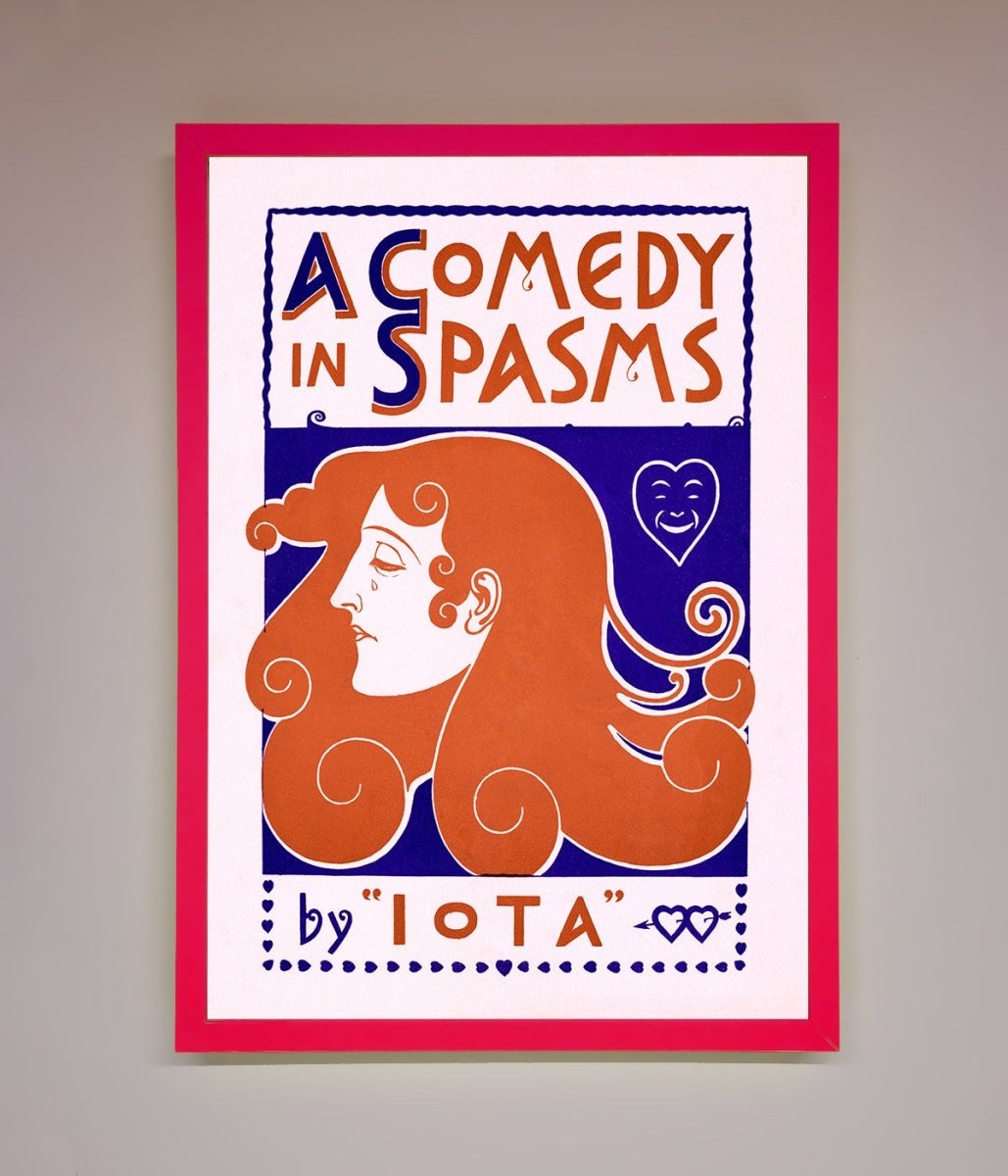 Comedy Poster Vintage Framed Poster-13