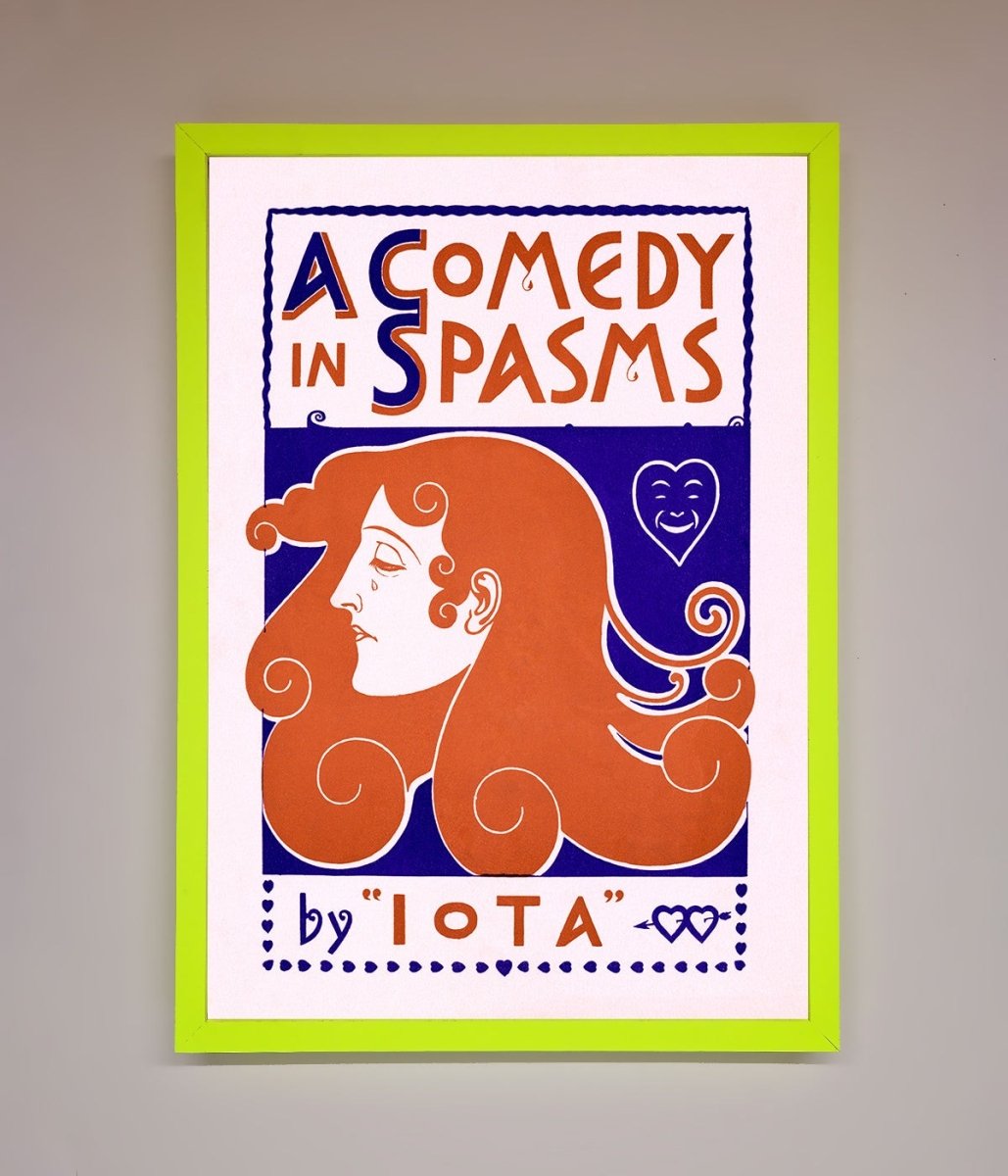 Comedy Poster Vintage Framed Poster-12