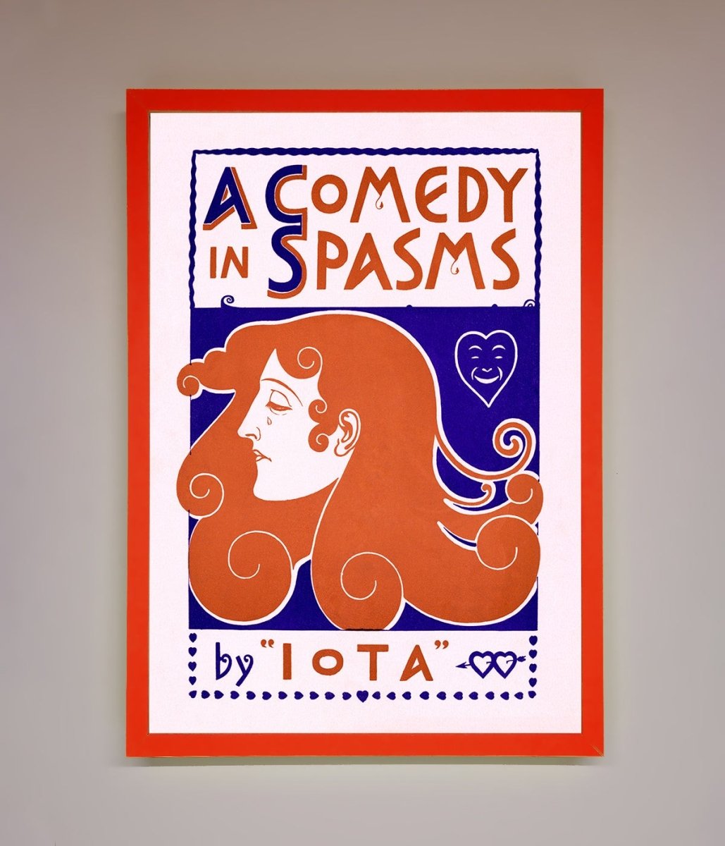Comedy Poster Vintage Framed Poster-14