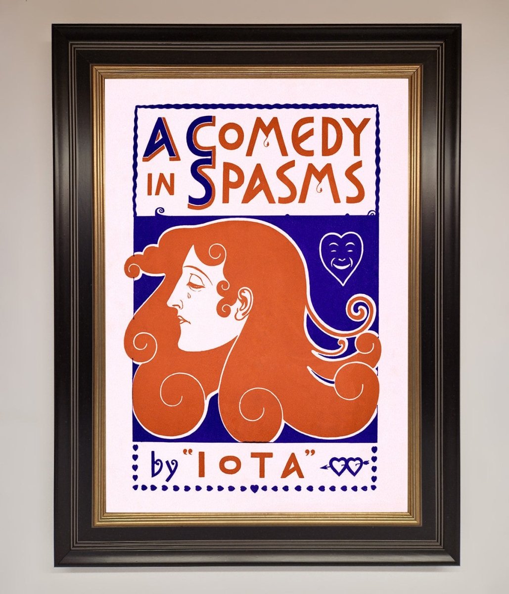 Comedy Poster Vintage Framed Poster-9