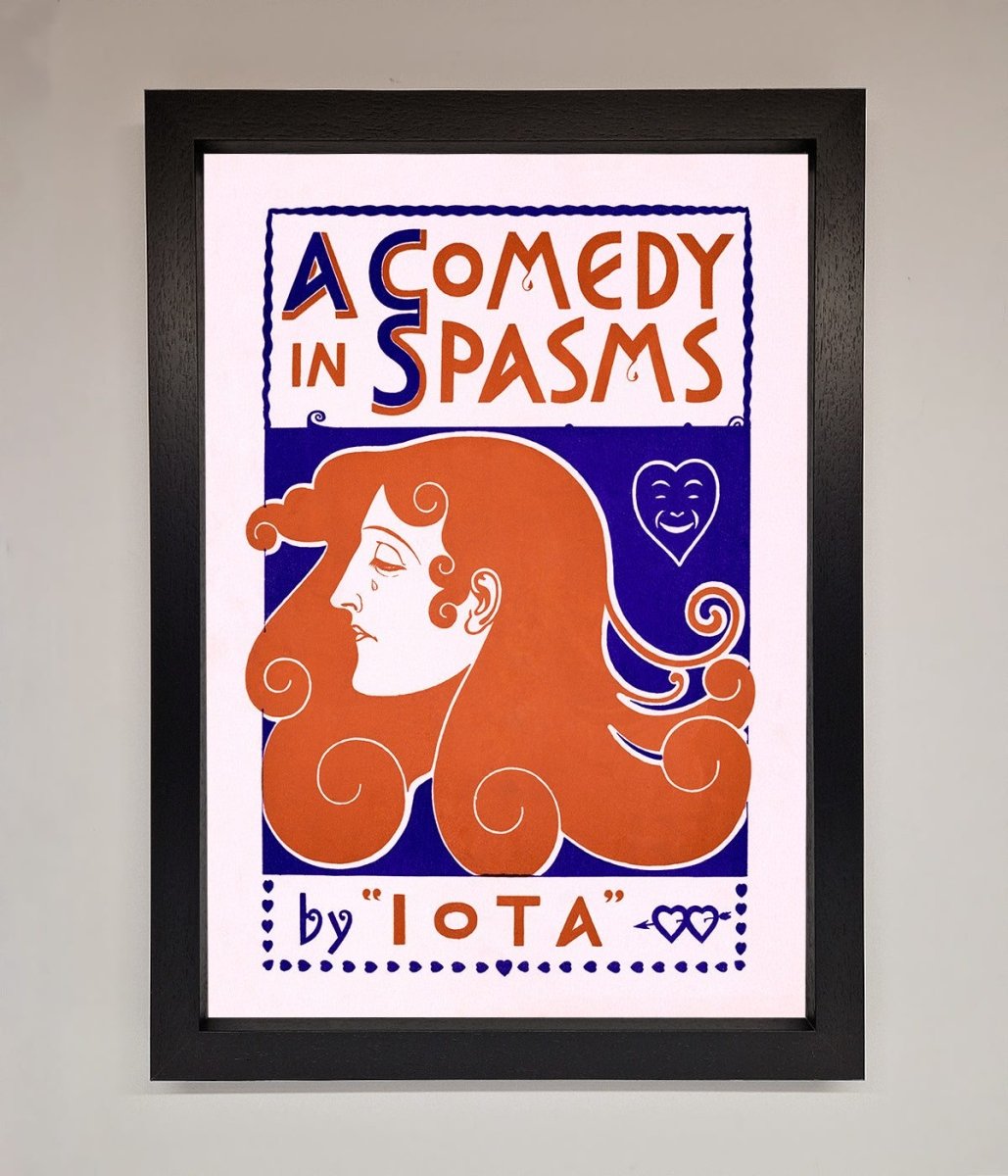 Comedy Poster Vintage Framed Poster-1