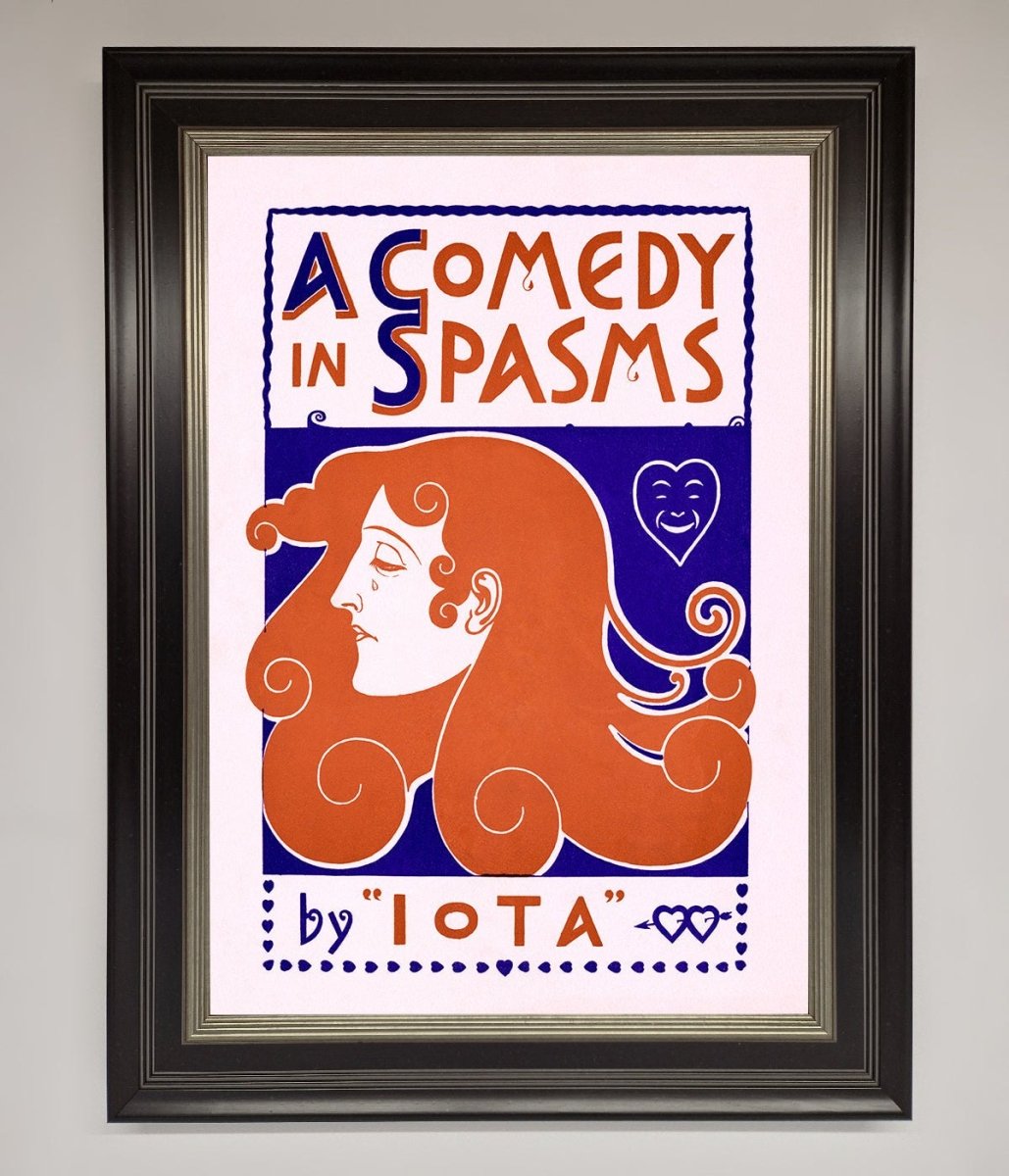 Comedy Poster Vintage Framed Poster-8