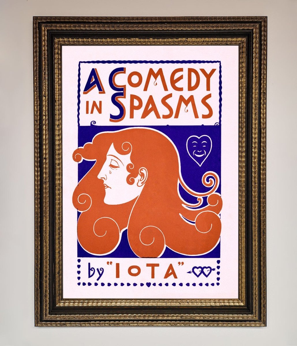 Comedy Poster Vintage Framed Poster-18