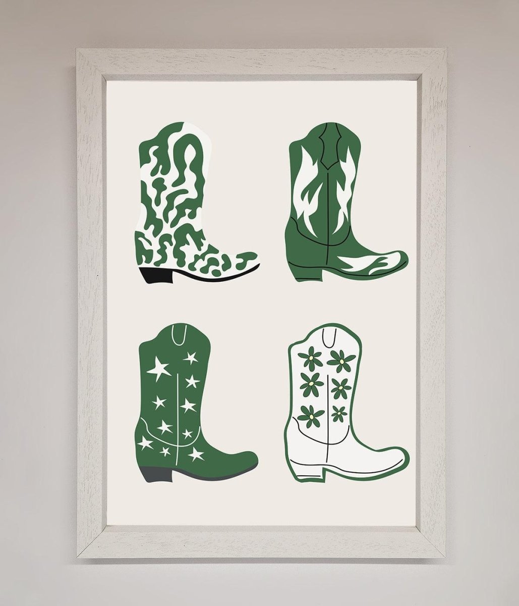 Cowboy Boots Framed Print-2