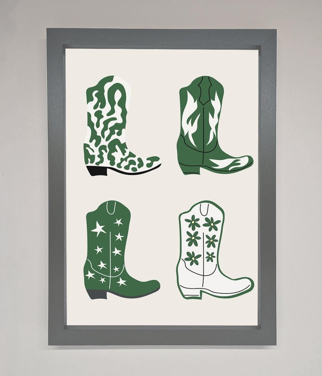 Cowboy Boots Framed Print-4