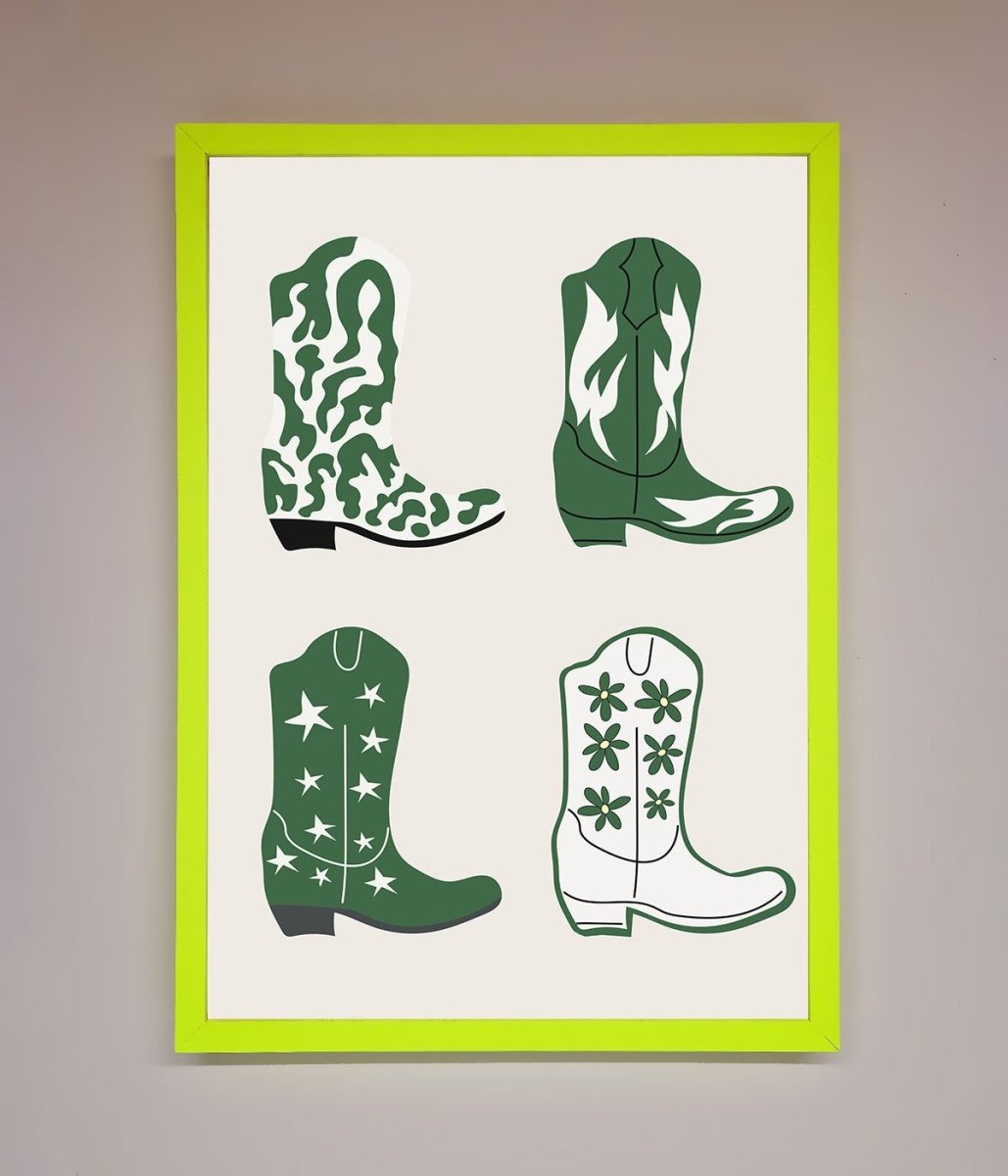 Cowboy Boots Framed Print-12