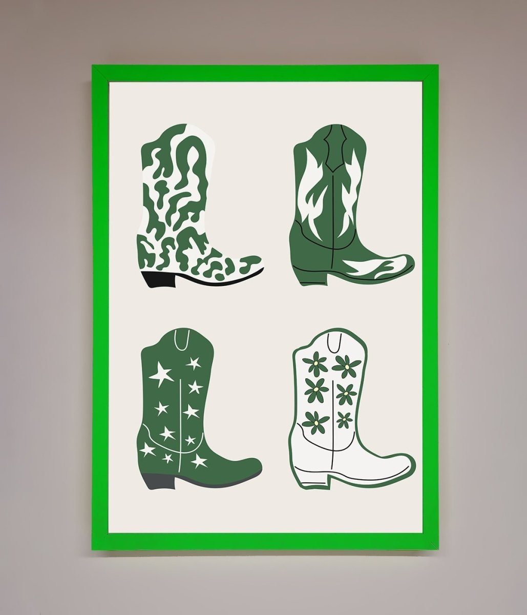 Cowboy Boots Framed Print-0
