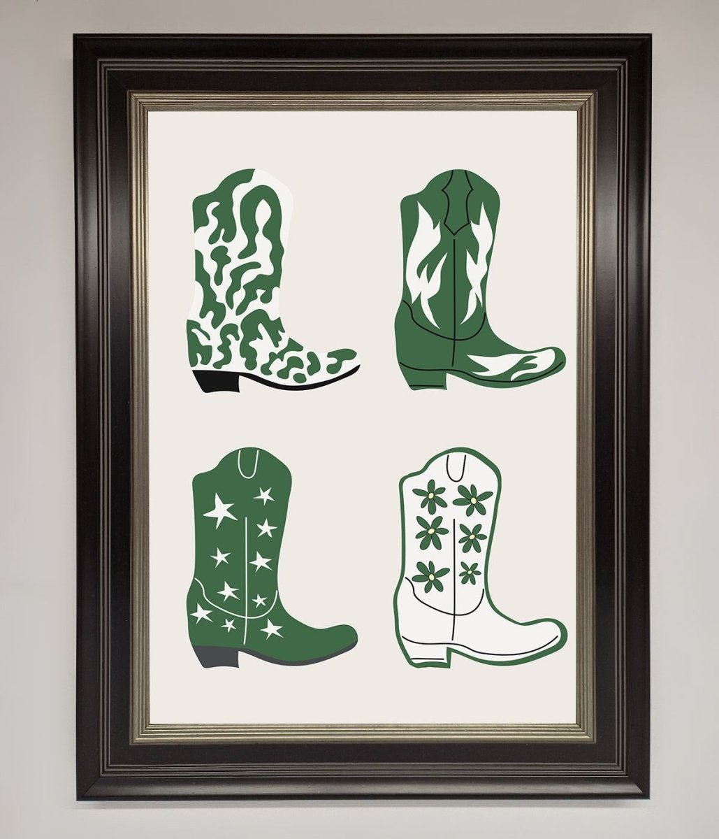 Cowboy Boots Framed Print-8
