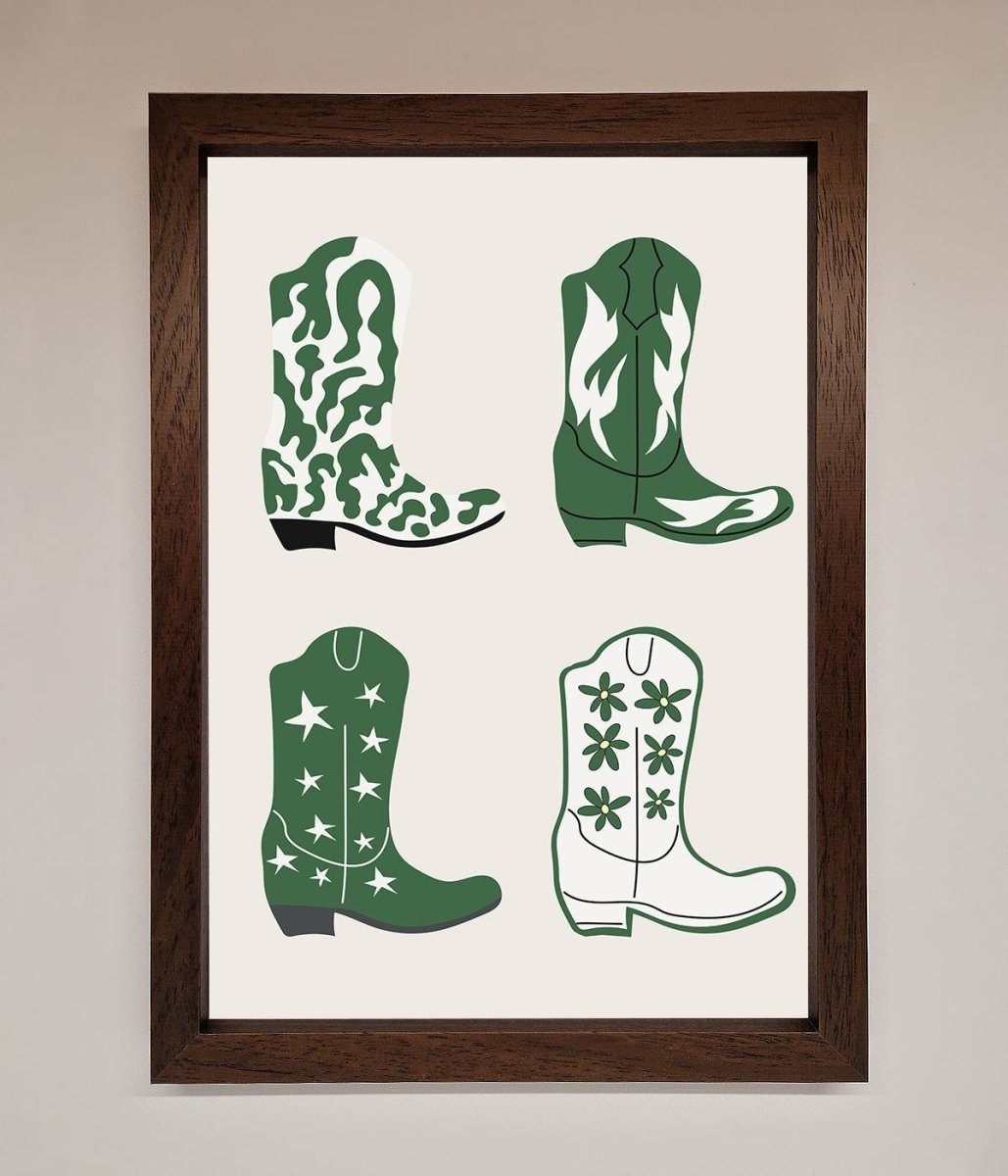 Cowboy Boots Framed Print-10
