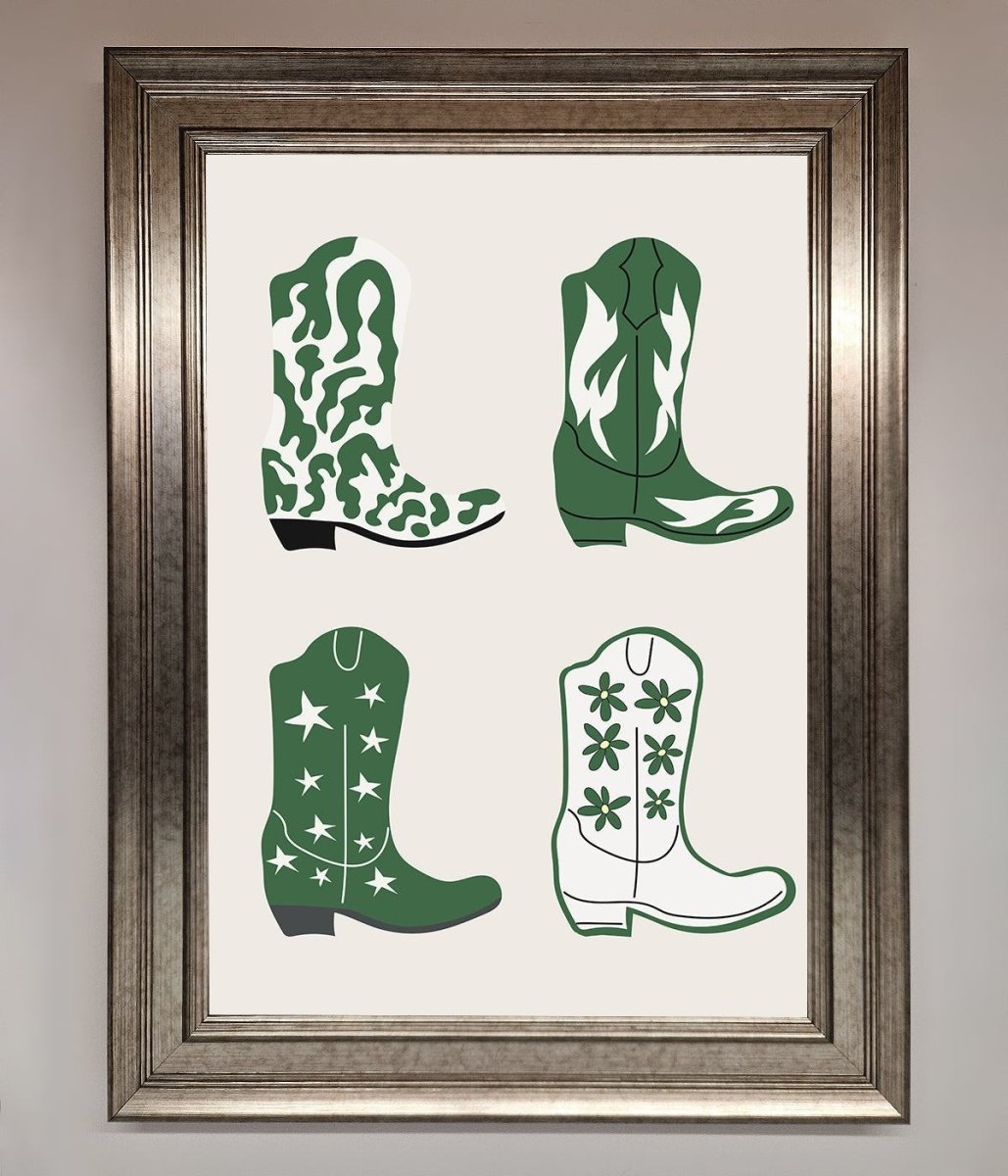 Cowboy Boots Framed Print-5