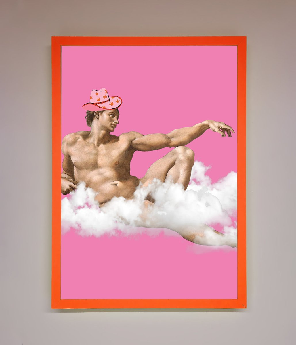 Cowboy On A Cloud Framed Poster-10