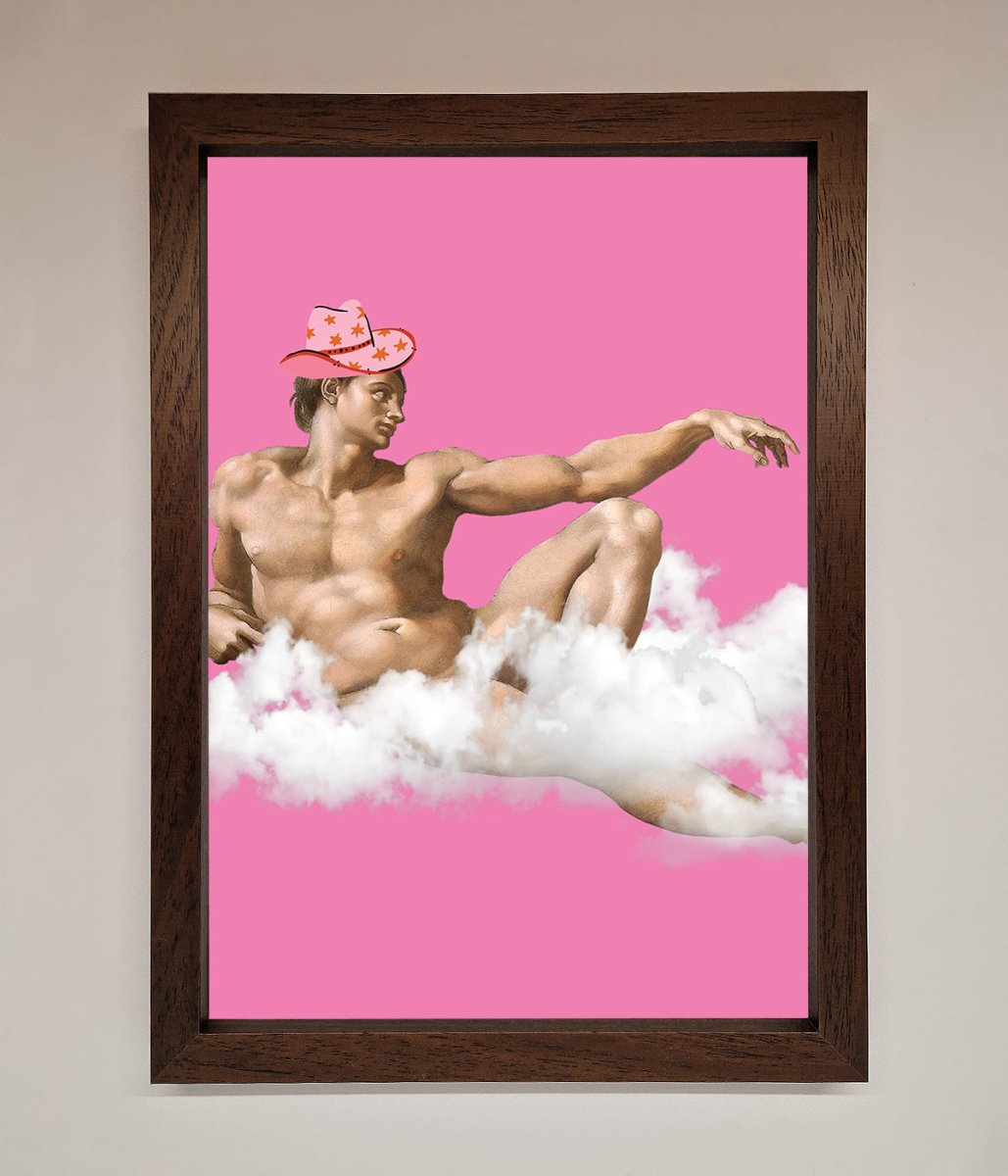 Cowboy On A Cloud Framed Poster-9