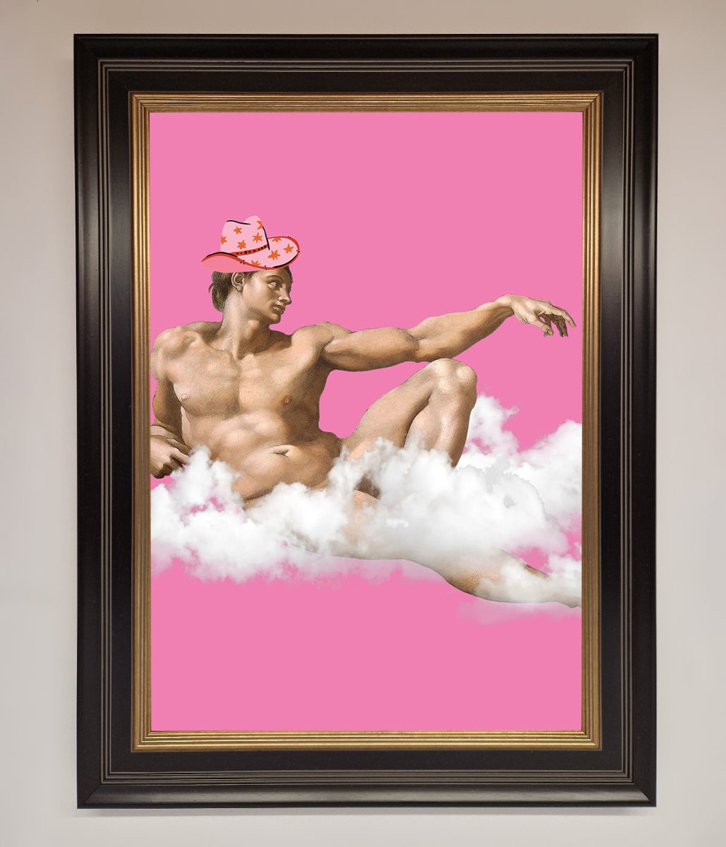 Cowboy On A Cloud Framed Poster-8