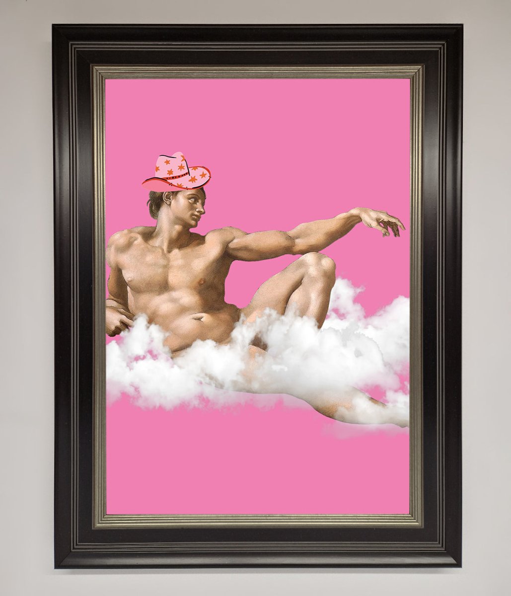 Cowboy On A Cloud Framed Poster-7