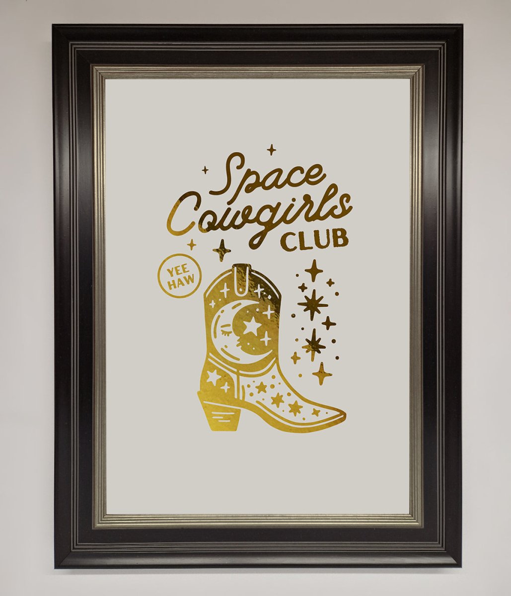 Cowgirl Boot Foil Print-4